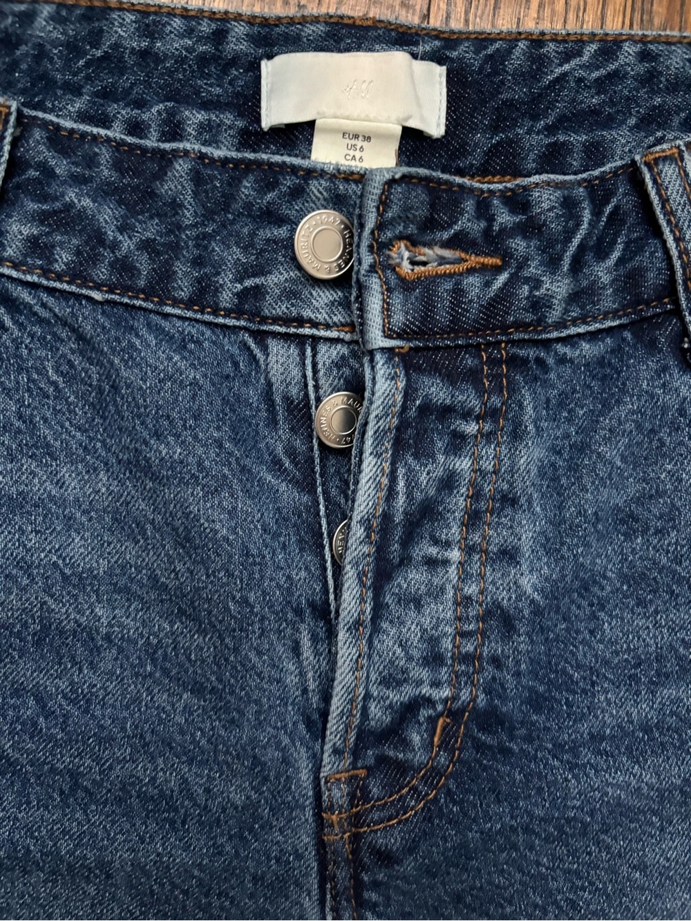H&M Wide-Cut jeans regular rise - Picture 5 of 9